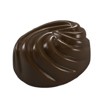 Implast Oval Swirl Praline Polycarbonate Chocolate Mould